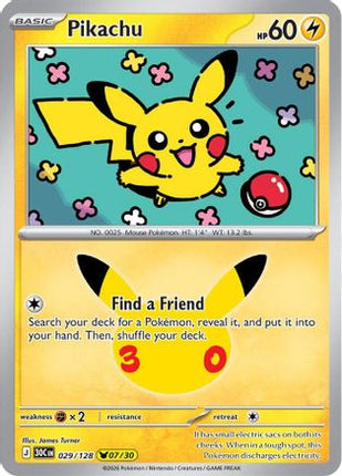 Pikachu - 029/128 029/128 - ME 30th Celebration Holofoil