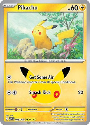 Pikachu - 046/128 046/128 - ME 30th Celebration Holofoil