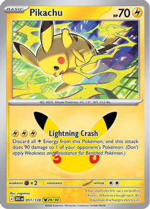 Pikachu - 051/128 051/128 - ME 30th Celebration Holofoil