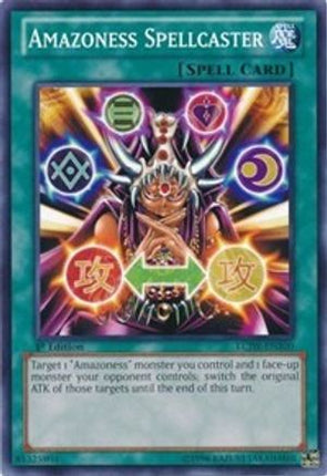 Amazoness Spellcaster (Common / Short Print) [LCJW-EN100] 1st Edition
