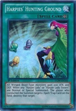 Harpies' Hunting Ground (Super Rare) [LCJW-EN102] 1st Edition