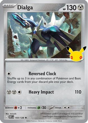 Dialga 103- ME 30th Celebration Holofoil
