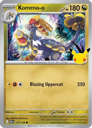 Kommo-o 112- ME 30th Celebration Holofoil