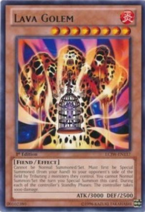 Lava Golem (Rare) [LCJW-EN117] 1st Edition
