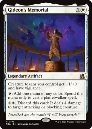 Gideon's Memorial (198) [Reality Fracture] Foil