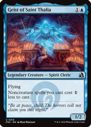 Geist of Saint Thalia (214) [Reality Fracture]