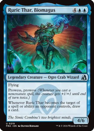 Ruric Thar, Biomagus (219) [Reality Fracture] Foil