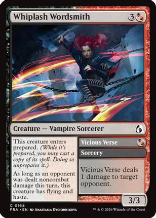 Whiplash Wordsmith (164) [Reality Fracture] Foil