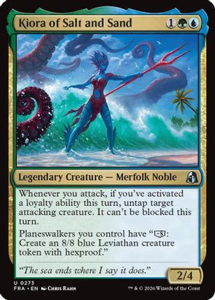 Kiora of Salt and Sand (273) [Reality Fracture] Foil