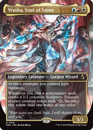 Vraska, Soul of Stone (Borderless) (318) [Reality Fracture]