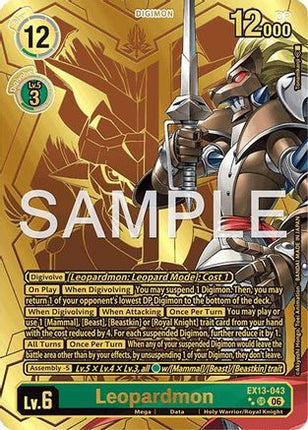 Leopardmon (Rare Pull) [EX13-043] [Chivalrous XIII] Foil