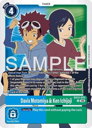 Davis Motomiya & Ken Ichijoji [EX13-070] [Chivalrous XIII]
