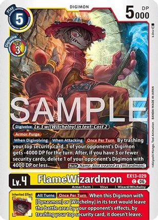 FlameWizardmon [EX13-029] [Chivalrous XIII]