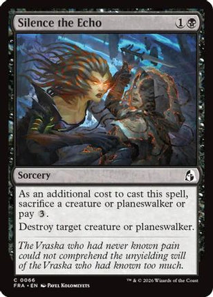 Silence the Echo (066) [Reality Fracture] Foil
