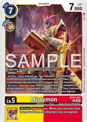 Mistymon [EX13-033] [Chivalrous XIII]