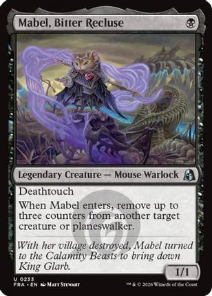 Mabel, Bitter Recluse (233) [Reality Fracture] Foil