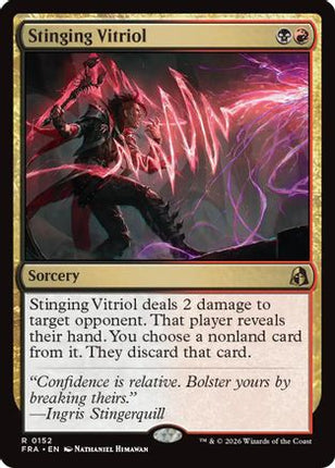 Stinging Vitriol (152) [Reality Fracture] Foil