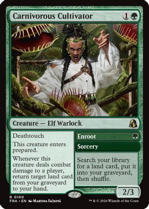 Carnivorous Cultivator (100) [Reality Fracture] Foil