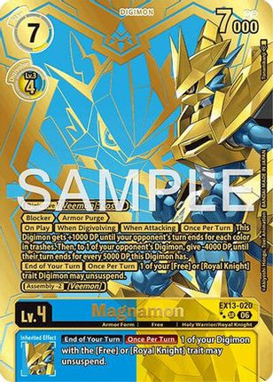 Magnamon (Rare Pull) [EX13-020] [Chivalrous XIII] Foil