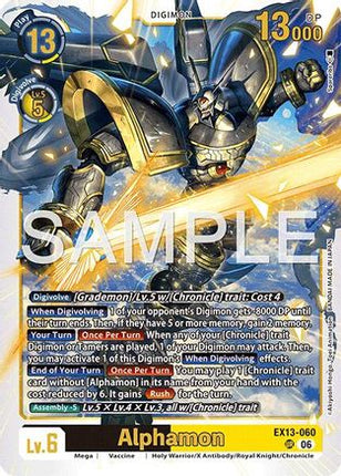 Alphamon [EX13-060] [Chivalrous XIII] Foil