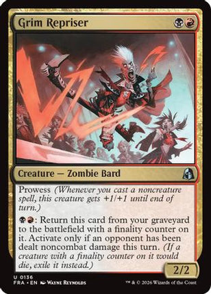 Grim Repriser (136) [Reality Fracture] Foil
