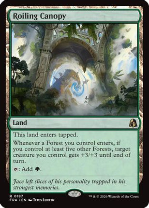Roiling Canopy (187) [Reality Fracture] Foil