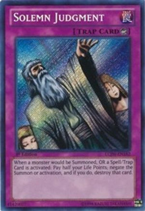 Solemn Judgment (Secret Rare) [LCJW-EN182] 1st Edition
