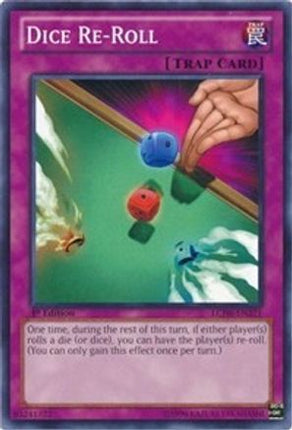 Dice Re-Roll (Common / Short Print) [LCJW-EN271] 1st Edition