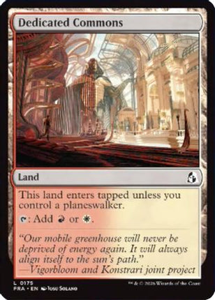 Dedicated Commons (175) [Reality Fracture] Foil