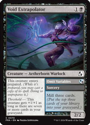 Void Extrapolator (070) [Reality Fracture] Foil