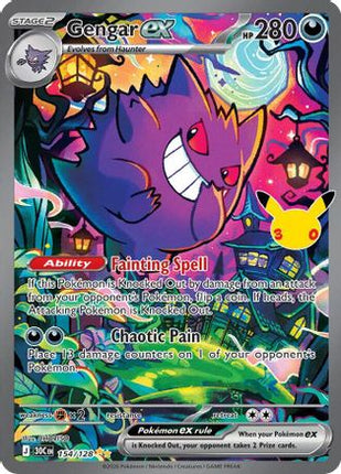 Gengar ex - 154/128 154/128 - ME 30th Celebration Holofoil
