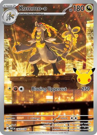 Kommo-o - 143/128 143/128 - ME 30th Celebration Holofoil