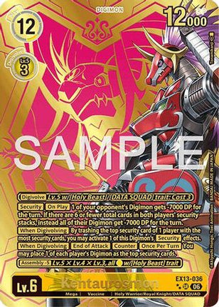 Kentaurosmon (Rare Pull) [EX13-036] [Chivalrous XIII] Foil