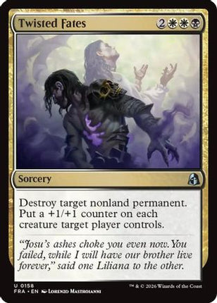 Twisted Fates (158) [Reality Fracture] Foil