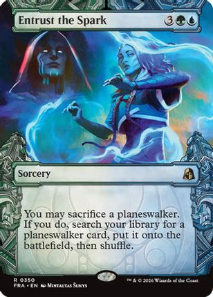 Entrust the Spark (Showcase) (350) [Reality Fracture] Foil