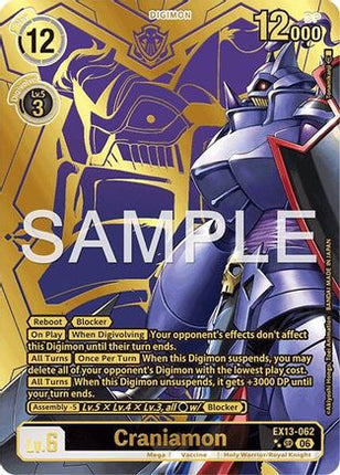 Craniamon (Rare Pull) [EX13-062] [Chivalrous XIII] Foil