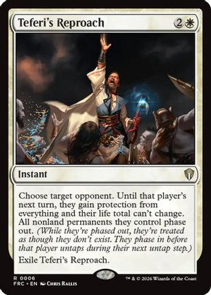 Teferi's Reproach (006) [Commander: Reality Fracture]
