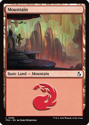 Mountain (0288) (288) [Reality Fracture] Foil