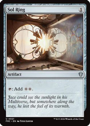 Sol Ring (021) [Commander: Reality Fracture]
