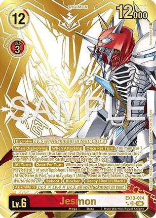 Jesmon (Rare Pull) [EX13-014] [Chivalrous XIII] Foil