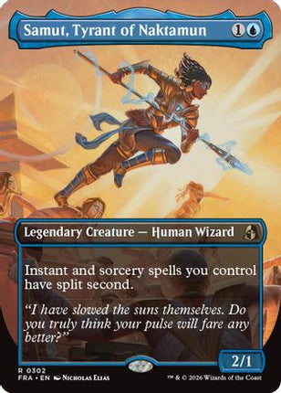 Samut, Tyrant of Naktamun (Borderless) (302) [Reality Fracture] Foil