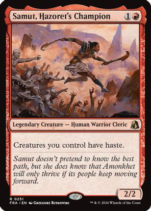 Samut, Hazorer's Champion (251) [Reality Fracture] Foil