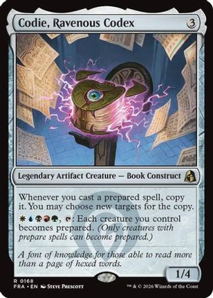 Codie, Ravenous Codex (168) [Reality Fracture] Foil