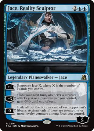 Jace, Reality Sculptor (216) [Reality Fracture] Foil