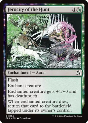 Ferocity of the Hunt (134) [Reality Fracture] Foil
