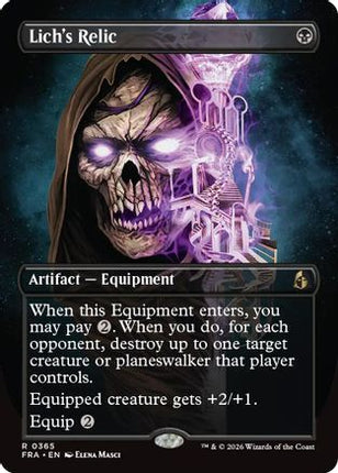 Lich's Relic (Borderless) (365) [Reality Fracture]