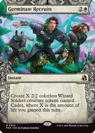 Germinate Recruits (Showcase) (334) [Reality Fracture] Foil