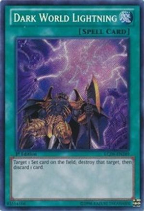 Dark World Lightning (Secret Rare) [LCJW-EN249] 1st Edition