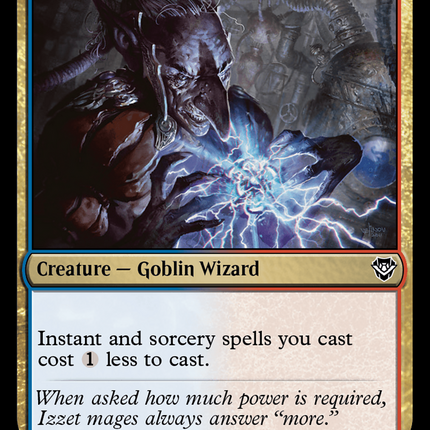 Goblin Electromancer [Outlaws of Thunder Junction Commander]