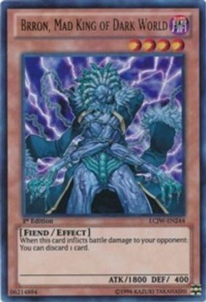Brron, Mad King of Dark World (Ultra Rare) [LCJW-EN244] 1st Edition